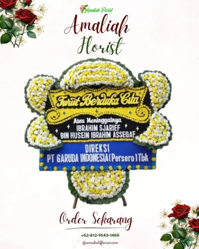 Papan Bunga Duka di Jatirejoyoso